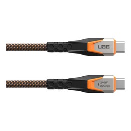 Urban Armor Gear 9B4415114097 USB-Kabel USB 3.2 Gen 2x2 0,75 m USB C Schwarz, Orange