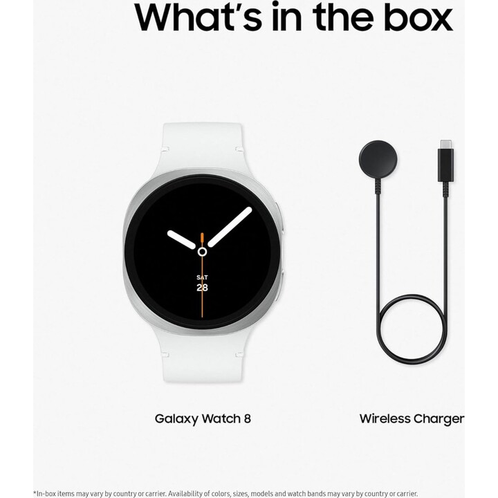 Samsung Galaxy Watch8, Bluetooth, AI Smart Watch, procesador de 3nm, entrenador de salud y sueño, plata, 44mm