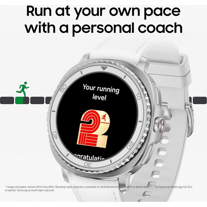 Samsung Galaxy Watch8 Classic, 46 mm, Bluetooth, AI Smart Watch, procesador de 3nm, entrenador de salud y sueño, blanco