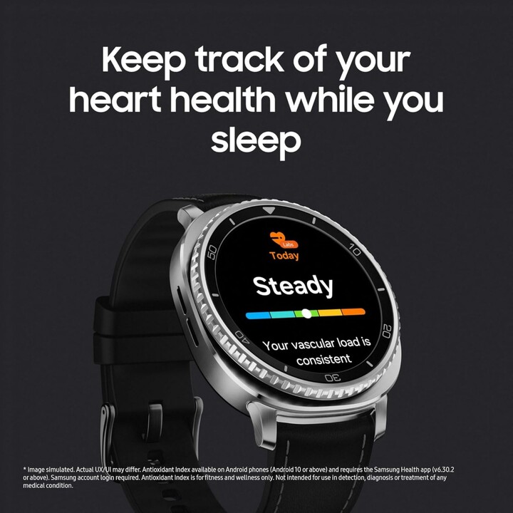 Samsung Galaxy Watch8 Classic, 46 mm, Bluetooth, AI Smart Watch, procesador de 3nm, entrenador de salud y sueño, blanco