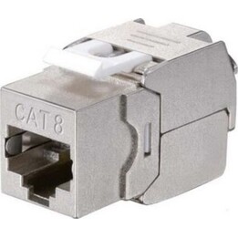 Equip 767231 Conector Keystone Apantallado Cat 8.1 sin Herramientas, 8 piezas/juego