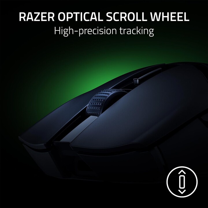 Razer Cobra Hyperspeed, Mouse de jogos sem fio personalizável leve, preto