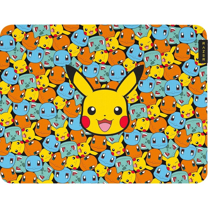 Tappetino per mouse medio Razer Gigantus V2 Pokemon Kanto Starters Edit. (rz02-03333900-r3m1)