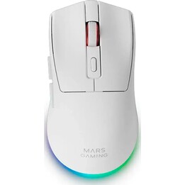 Mars Gaming MM-T3 Wireless Gaming Mouse/ Rechargeable Battery/ Up to 14400 DPI/ White