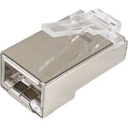 Kit de 100 connecteurs RJ45 blindés, catégorie 6a, 121147