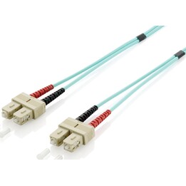 Fiber optic cable OM3 duplex halogen-free sc/sc 50/125u 10m