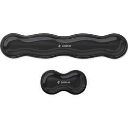 Confezione da 2 poggiapolsi Subblim Ergo Crystal Flex