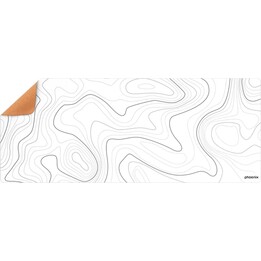 Phoenix Stratos Cuero 90x 40cm Base Corcho Negro/Blanco