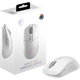 Souris de jeu sans fil MSI Versa 300 pour droitier, RF sans fil + Bluetooth + USB Type-C optique 8 000 DPI