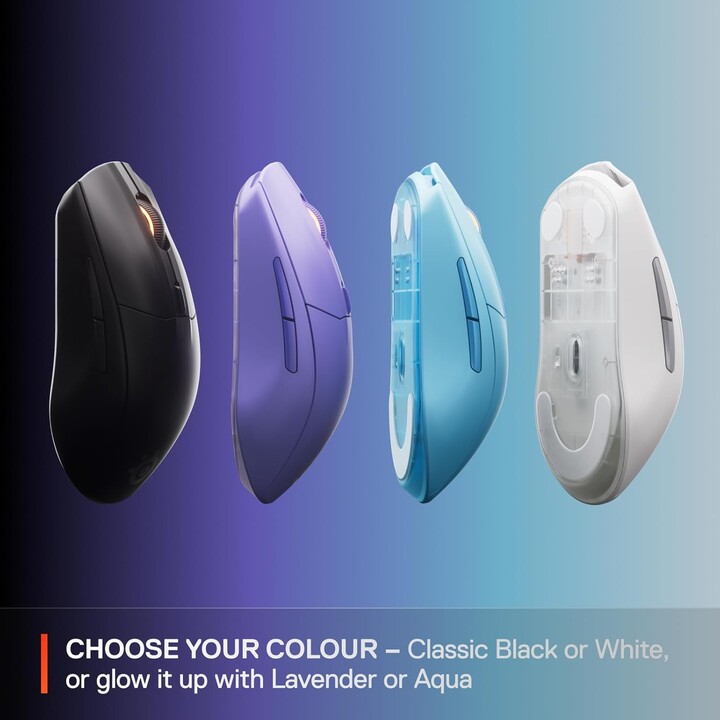 Maus Steelseries - Rival 3 Wireless Gen. 2 Aqua (62526)