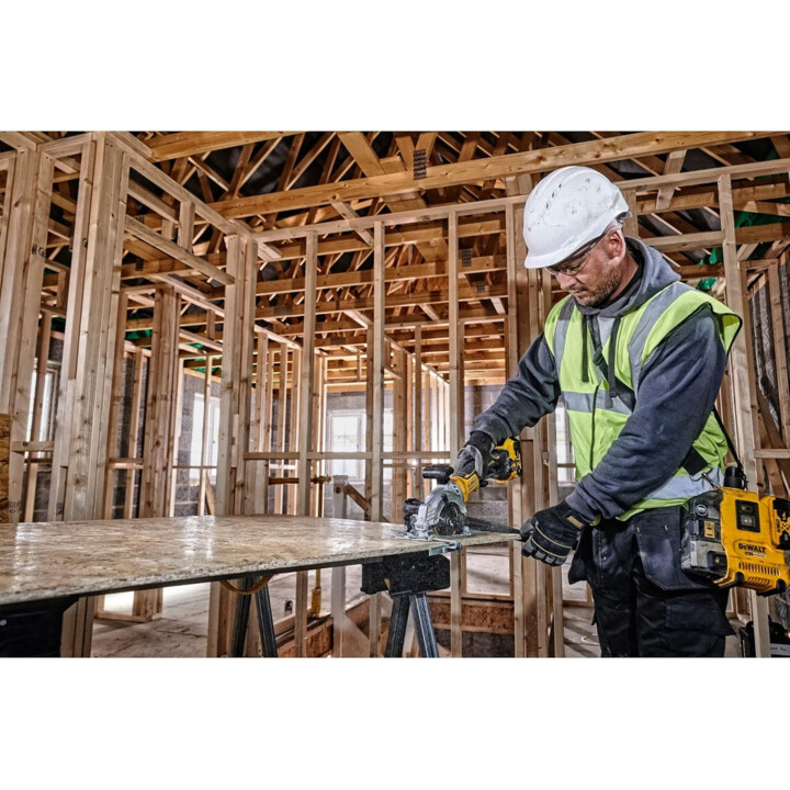DEWALT DCS571N -XJ Tragbare Kreissägemaschine 115 mm 18V T-STAK Schwarz, Gelb