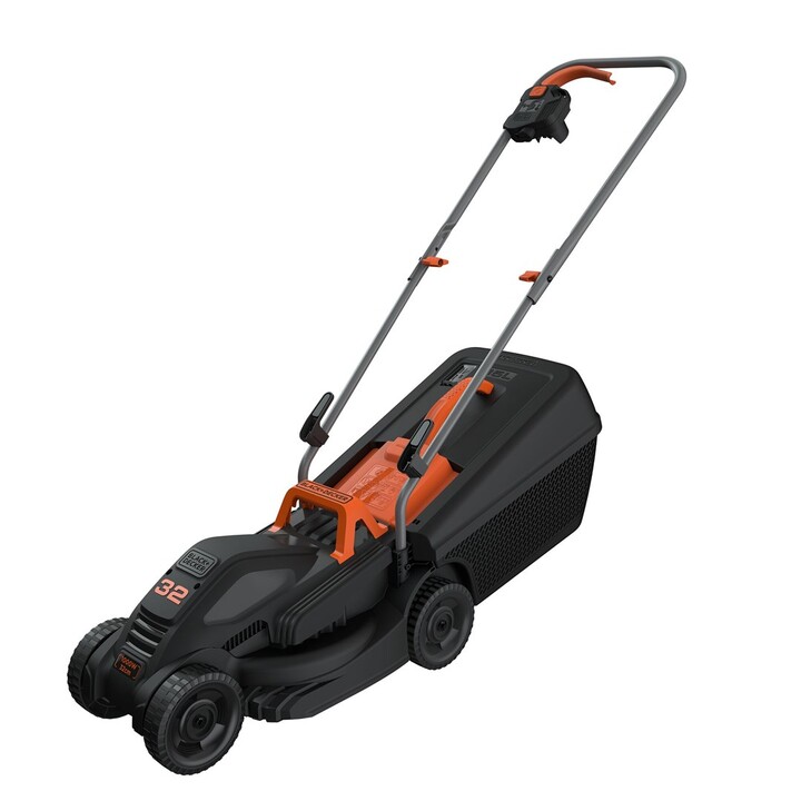 Black & Decker BEMW351-QS Benzin-Schubrasenmäher Schwarz, Orange