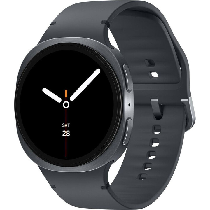 Samsung Galaxy Watch8, 44mm, LTE Bluetooth, AI Smart Watch, 3nm -Prozessor, Health & Sleep Coach, Graphite, Grau