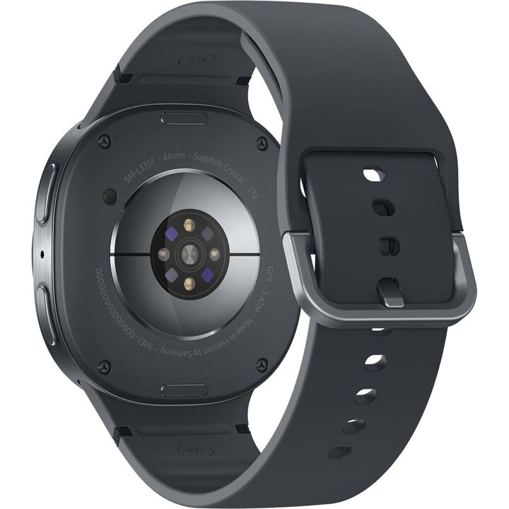 Samsung Galaxy Watch8, 44mm, LTE Bluetooth, AI Smart Watch, 3nm -Prozessor, Health & Sleep Coach, Graphite, Grau