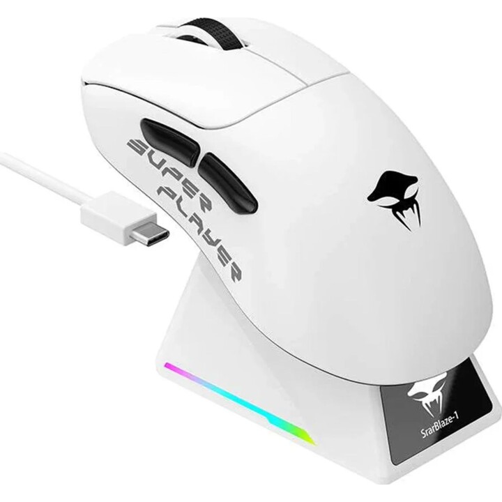 Mouse da gioco Havit StarBlaze-1 (nero e bianco)