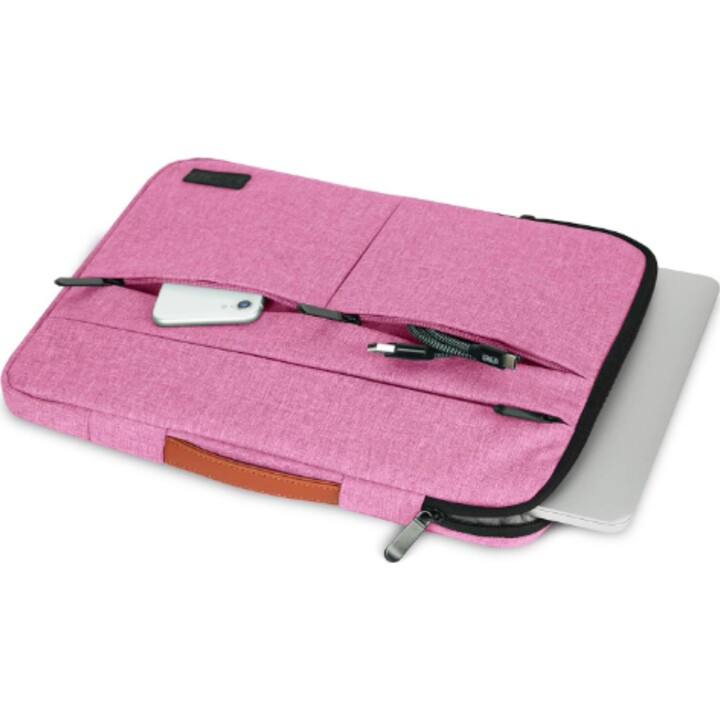 Funda para portátil Subblim Air Padding 360 de 14 pulgadas, color rosa