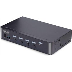 StarTech.com D86A2-4-PORT-8K-KVM KVM Switch Black