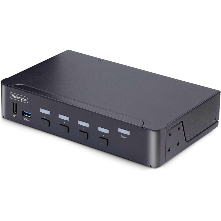 StarTech.com D86A2-4-PORT-8K-KVM KVM Switch Black