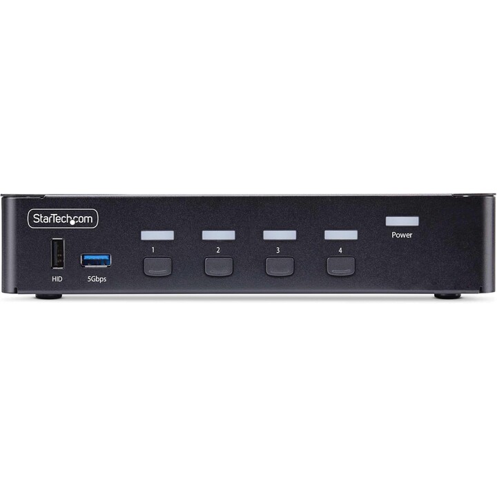StarTech.com D86A2-4-PORT-8K-KVM KVM-Switch Schwarz