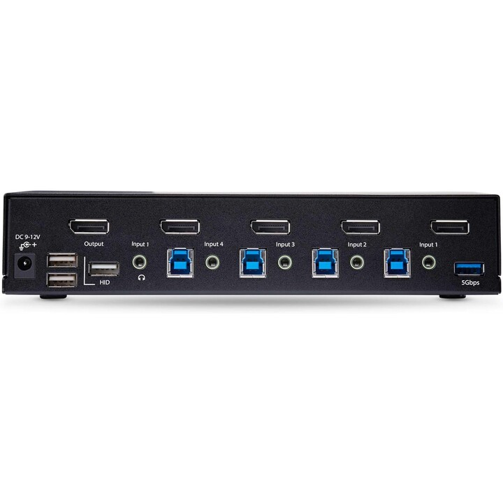 StarTech.com D86A2-4-PORT-8K-KVM KVM-Switch Schwarz
