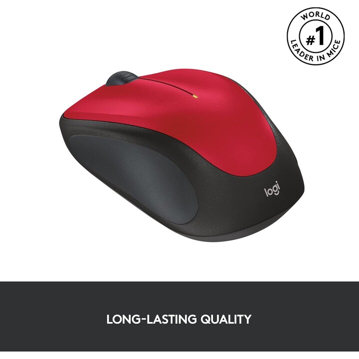 Logitech Wireless Mouse M235 ratón Oficina Ambidextro RF inalámbrico Óptico