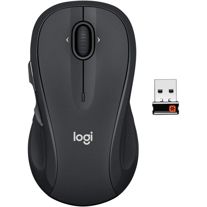 Logitech 910-001822 Mouse da ufficio wireless RF per destrorsi, ottico, 1000 DPI
