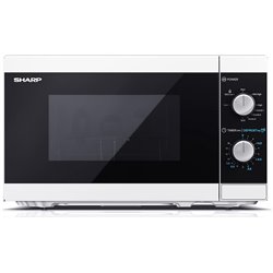Microondas Sharp YC-MG01E-W Encimera con Grill 20L 800W Negro Blanco