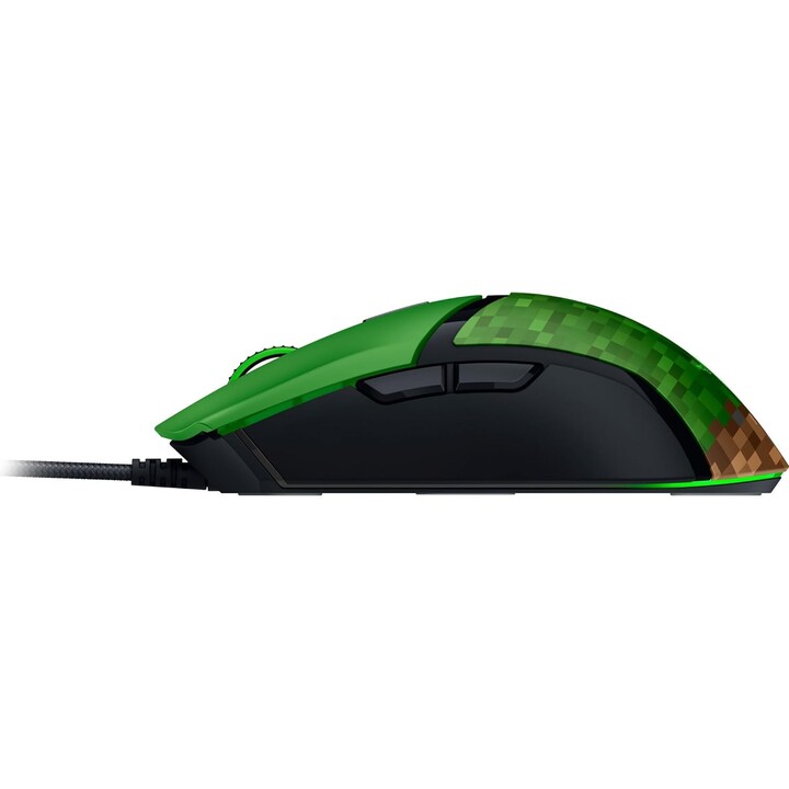 Razer Cobra Minecraft Edition, Leichte Wired Gaming Maus, Grün