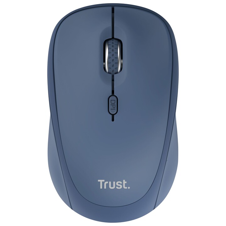 Trust Yvi+ Multi-Device Mini-Funkmaus / Bis zu 1600 DPI / Blau