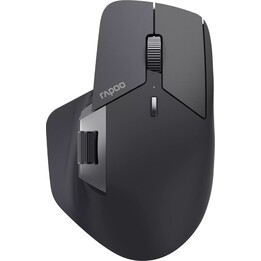 Souris sans fil et Bluetooth Rapoo MT760MW, 2,4 GHz, BT 4.0, 9 boutons, 4 000 DPI, chargement sans fil