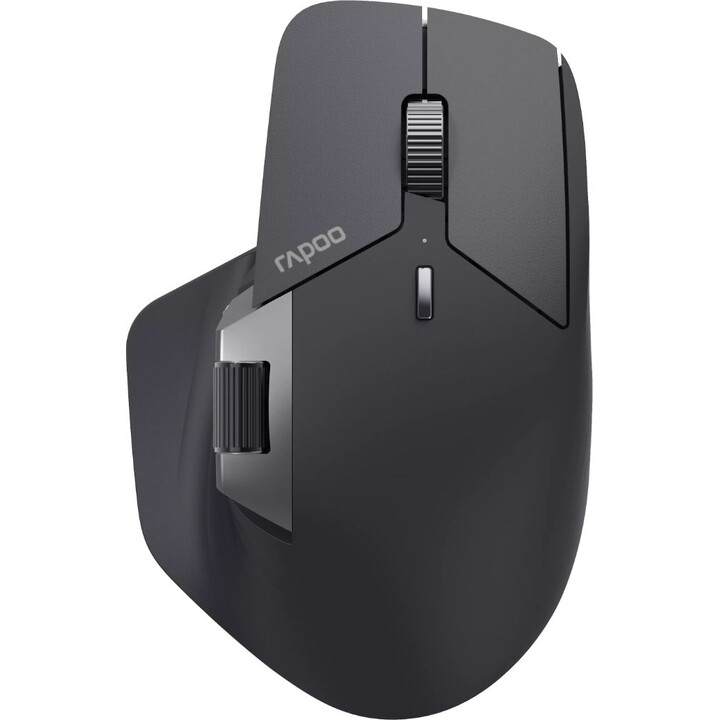 Rapoo wireless and bluetooth mouse mt760mw 2.4g ghz bt 4.0 9 buttons 4000 dpi wireless charging
