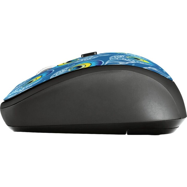 Trust Peacock Yvi Wireless Mouse / 1600 Dpi / 4 Buttons / Colorful Design / 23388