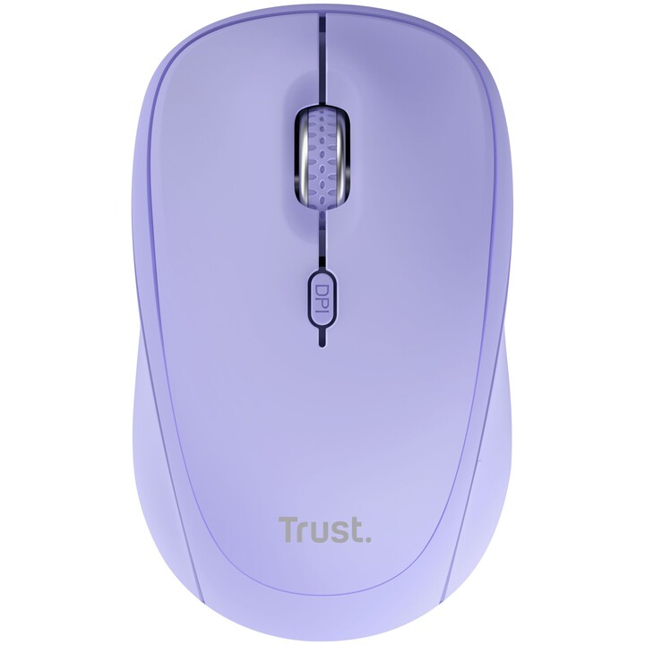 Trust Yvi+ Multi-Device Mini Mouse Wireless/ Fino a 1600 DPI/ Viola