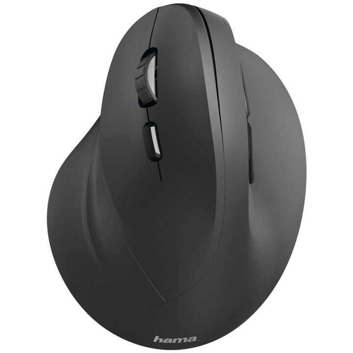 Mouse hama wireless ergo emw-500l dpi 1000-1800 para zurdos 6 botones color negro