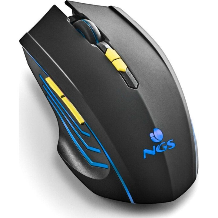 Souris ngs sans fil gmx-200 récepteur 2,4 GHz 800-1200-2400-3200 dpi bat. 300 mah noir