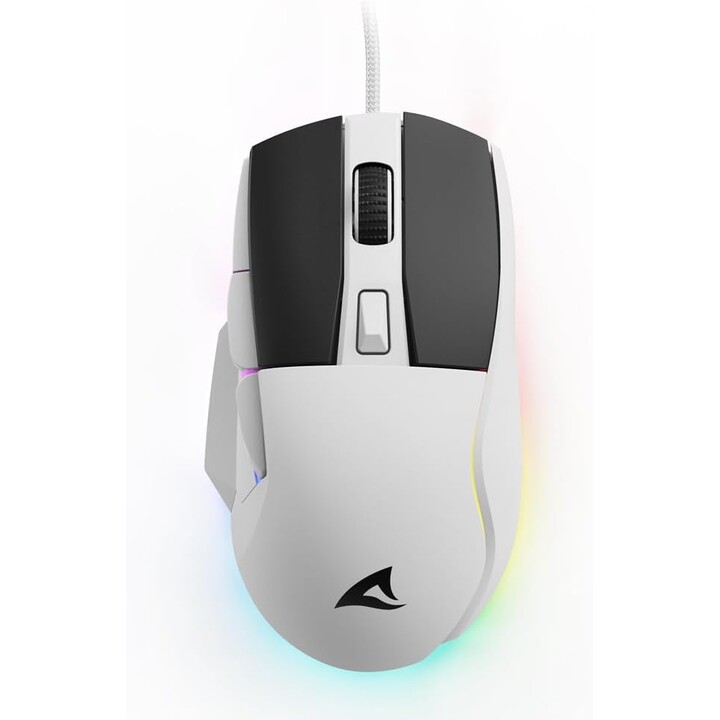 Mouse da gioco Sharkoon SKILLER SGM35, bianco