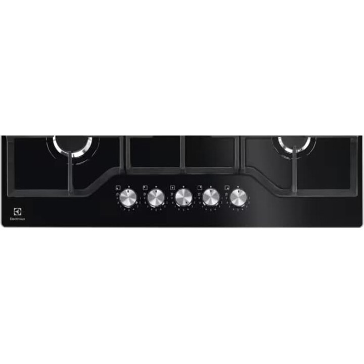 Placa de Gas Integrado Electrolux KGG75362K 74 cm 5 Zonas Negro