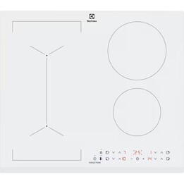 HOB INDRÉCTION INTÉGRÉ Electrolux Liv63431BW blanc 59 cm 4 zones blanches