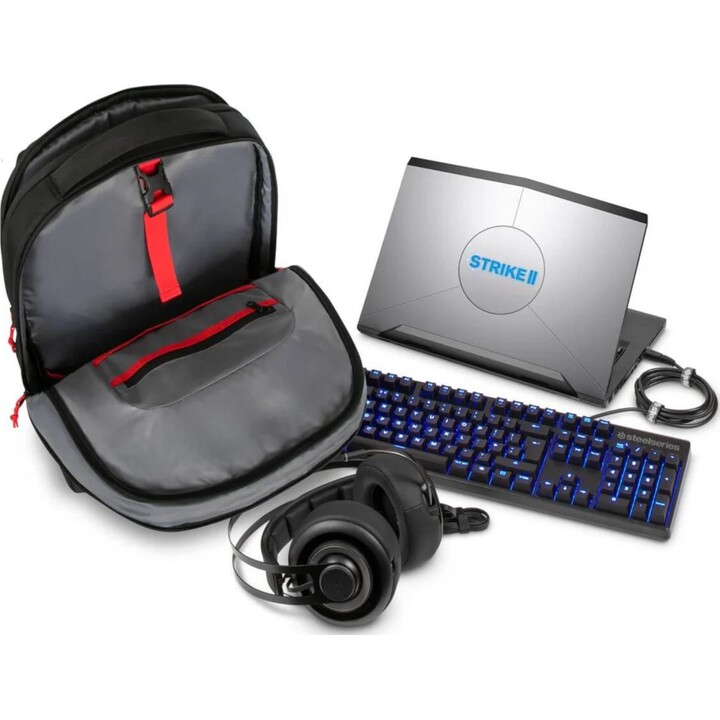 Targus 17.3” Strike II Gaming Backpack, Black