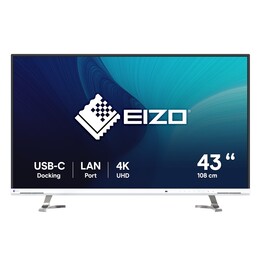 EIZO EV4340X-WT de 108 cm (42,5"), resolución 16:09, 4K, 2 HDMI, DP y USB-C, IPS