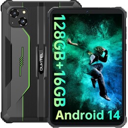 OUKITEL RT3 Pro, 16GB+128 GB 1 TB Erweiterbar, Android 14, 8 Zoll HD -Anzeige, 5150mAh, 16+8MP Camera, 4G Dual SIM, Grün