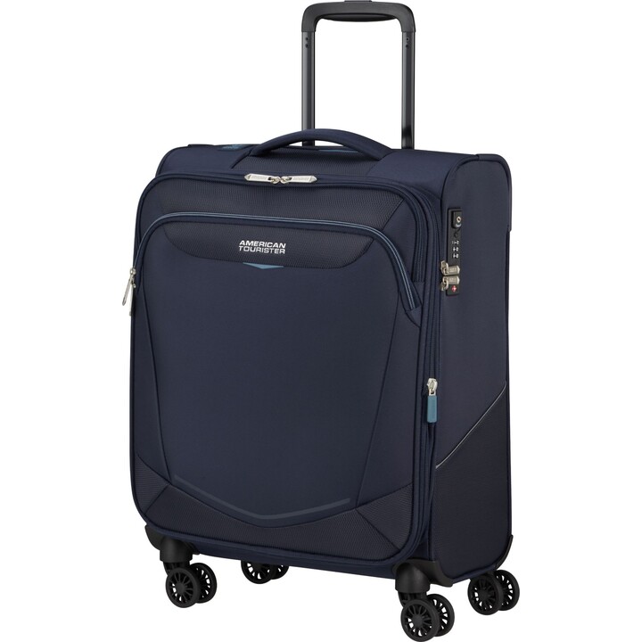 Maleta Cabina American Tourister SummerRide Spinner 55cm Azul Marino Expandible