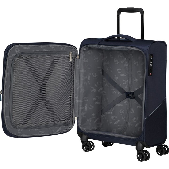 Maleta Cabina American Tourister SummerRide Spinner 55cm Azul Marino Expandible