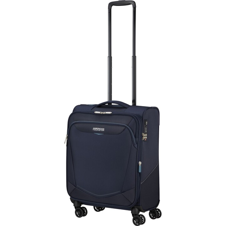 Valigia cabina American Tourister SummerRide Spinner 55 cm/ 55x40x23 cm/ 4 ruote/ Blu navy