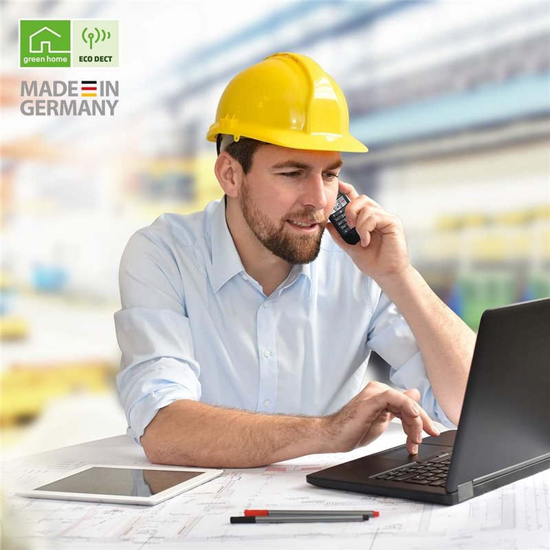 Gigaset E630HX universal handset, Téléphone IP (pour la connexion à votre station de base ou routeur, noir