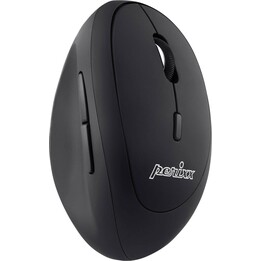 Perixx PERIMICE-719 Souris sans fil optique verticale sans clic noire silencieuse