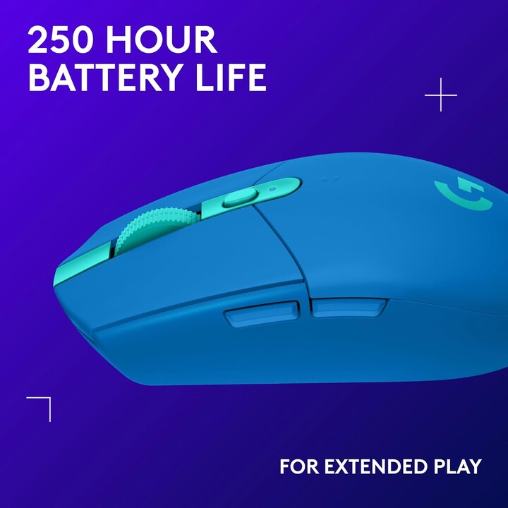 Logitech G305 LIGHTSPEED, Wireless Gaming Mouse, Blue