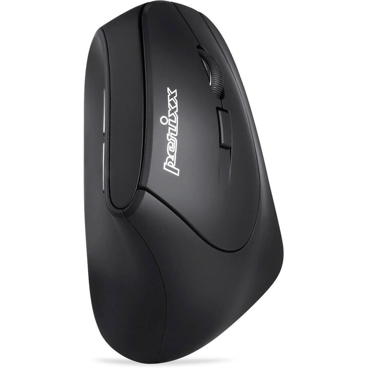 Mouse wireless Perixx PERIMICE-715 II ottico verticale verticale nero