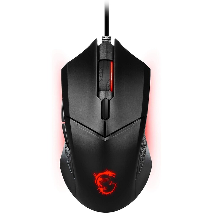 Msi Clutch Gm08 Beidhändige optische USB-Maus Typ A 4200 dpi