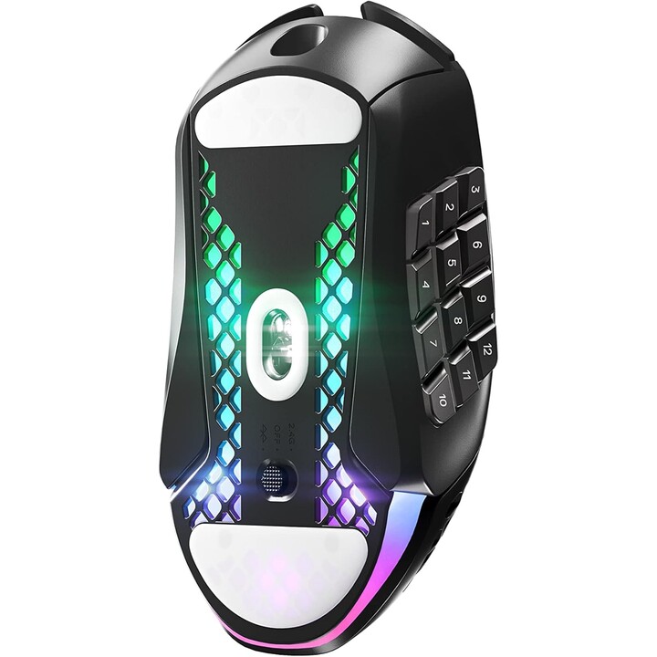 Steelseries Aerox 9 Mouse ambidestro Rf Wireless + Bluetooth ottico 18000 Dpi